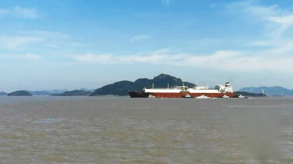Ningbo har tagit emot 50,9 miljarder kvadratmeter naturgas med ankomsten av sitt 500:e LNG-fartyg