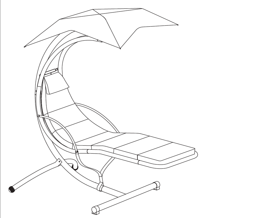Installationsmanual för hängande schäslong