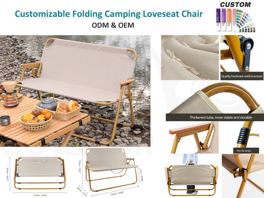 Denna hopfällbara campingbänksstol är fantastisk! Ser bra och bekväm ut!