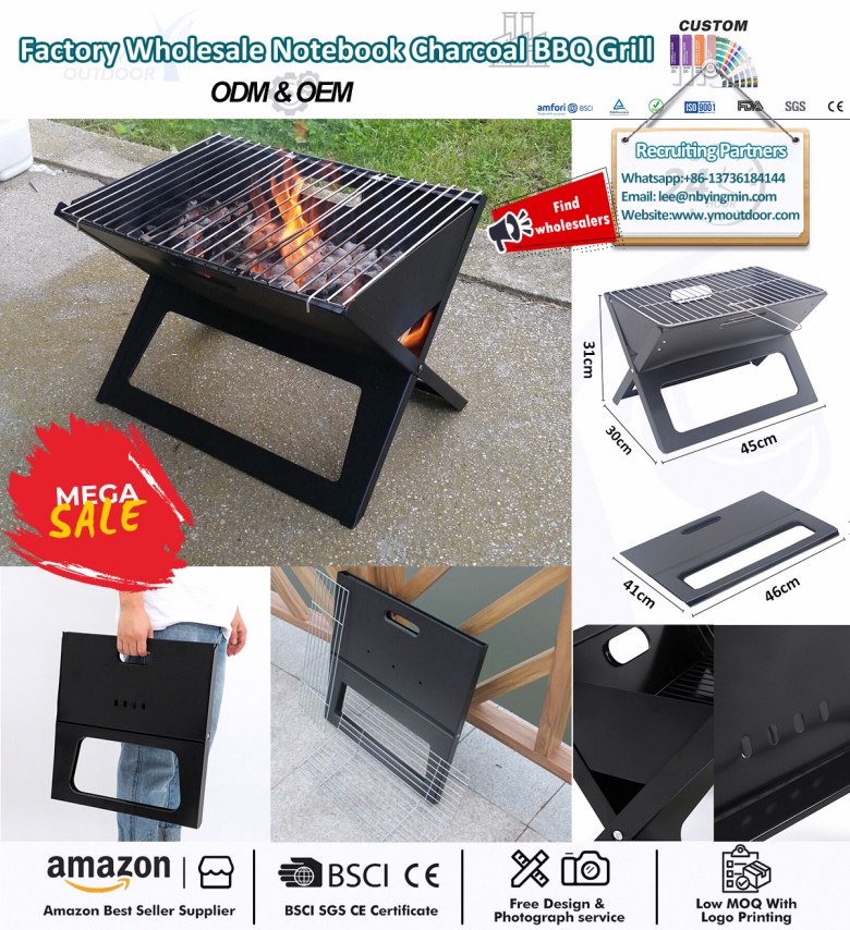 Fantastisk liten bärbar kolgrill!