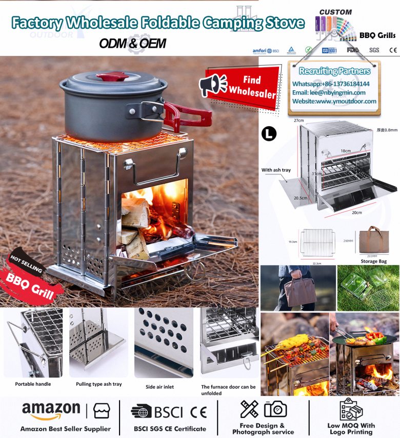 Kompakt campingkamin