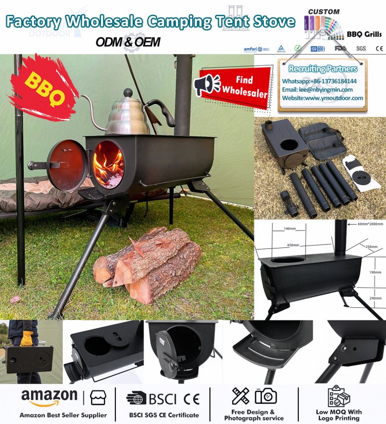 Härlig campingtältspis!