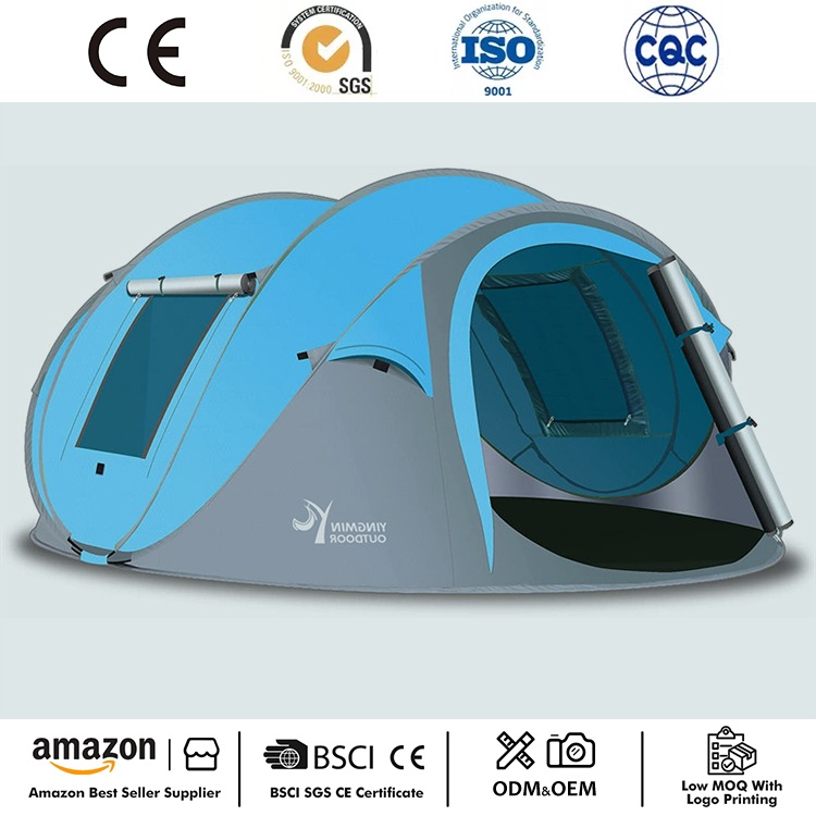 4 personers instant pop up campingtält