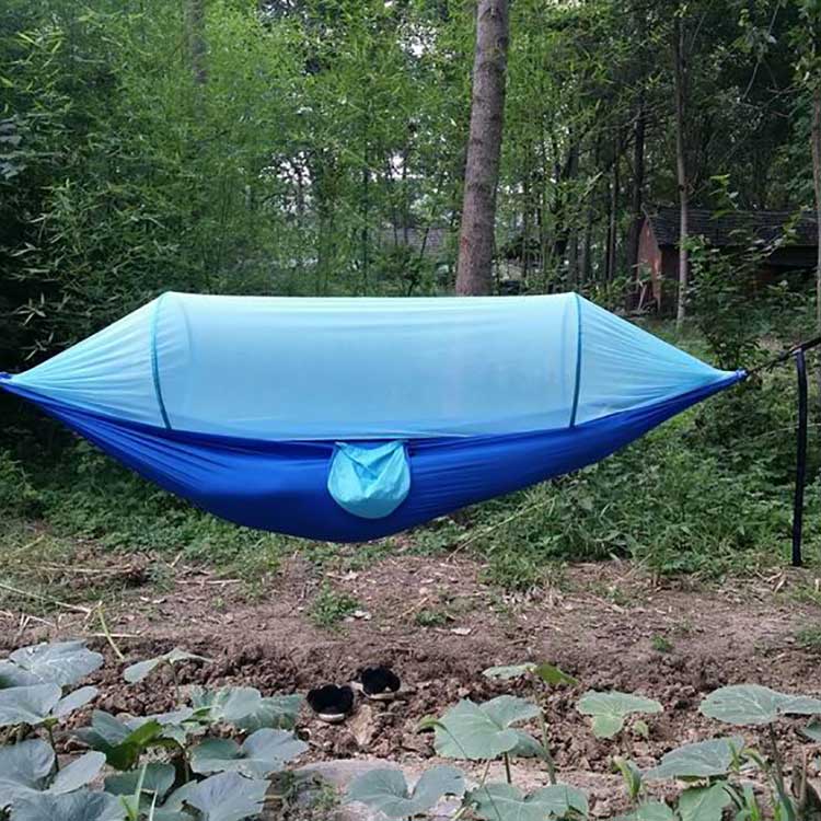 Camping Hängmatta med Pop Up Myggnät