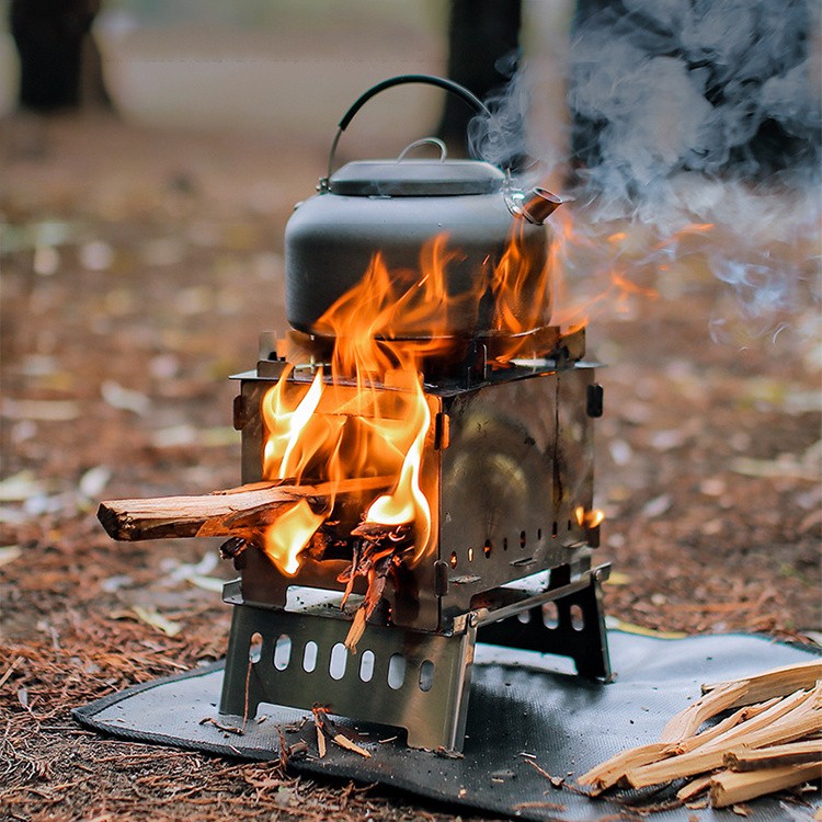 Camping braskamin