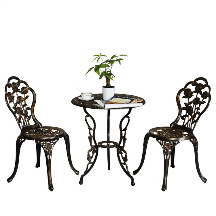 Gjuten aluminium 3-delad bistroset