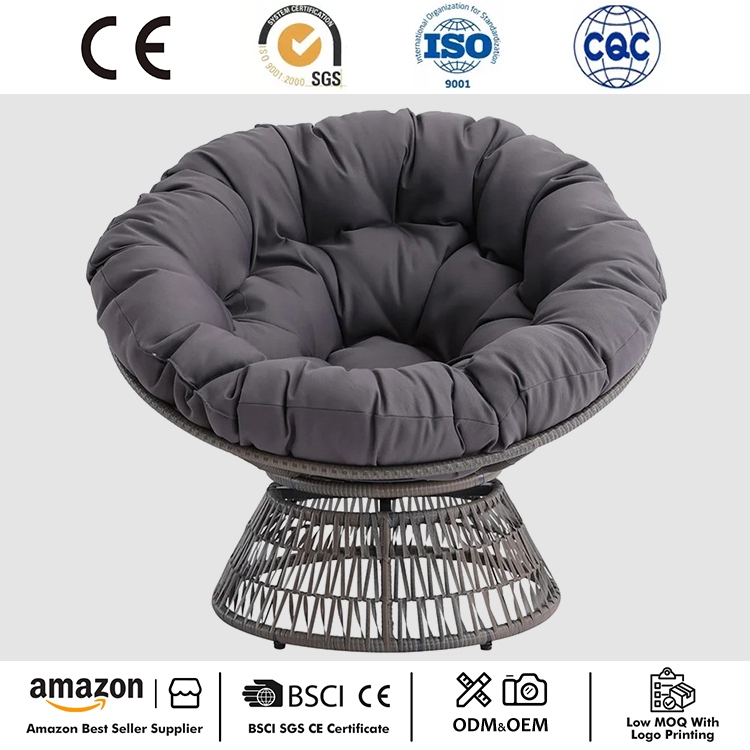 Snygg vridbar Papasan stol