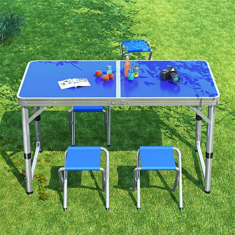 Fällbara picknickbord med 4 avföring