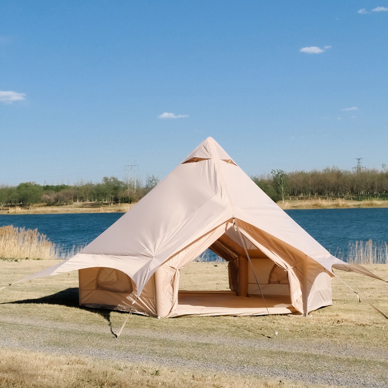 Uppblåsbar bomullsklocka camping