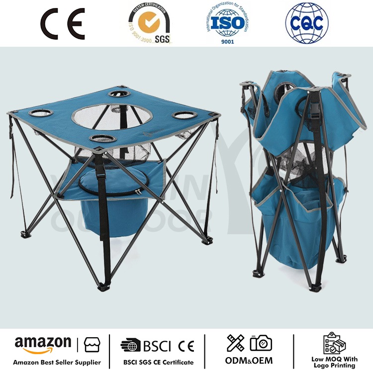 Utomhus bärbart hopfällbart bakluckebord
