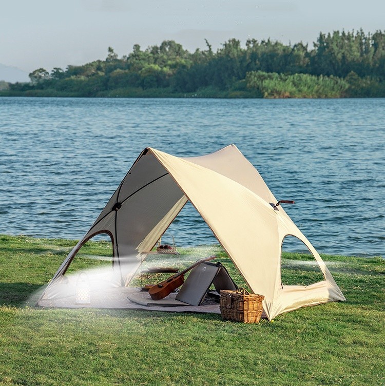 Utomhus solskydd strandtält