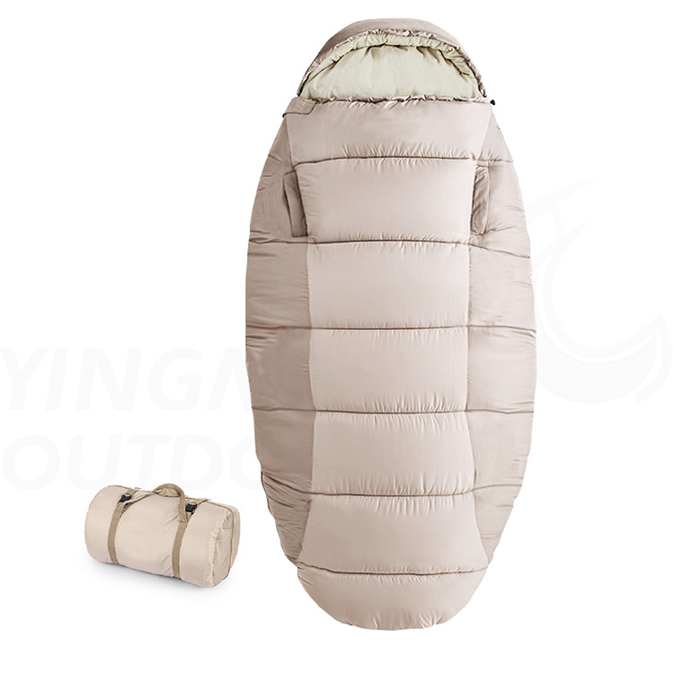 Oval bomulls sovsäck