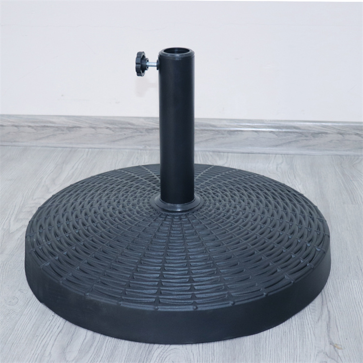 23'' Rund Wicker Patio Paraply Base Stand