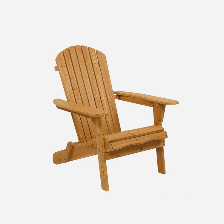 Uteplats hopfällbar Adirondack stol